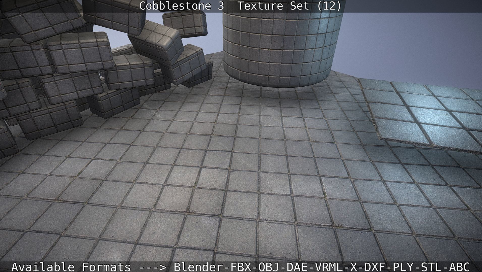 Cobblestone 3 - Texture Set 12 Texture_107