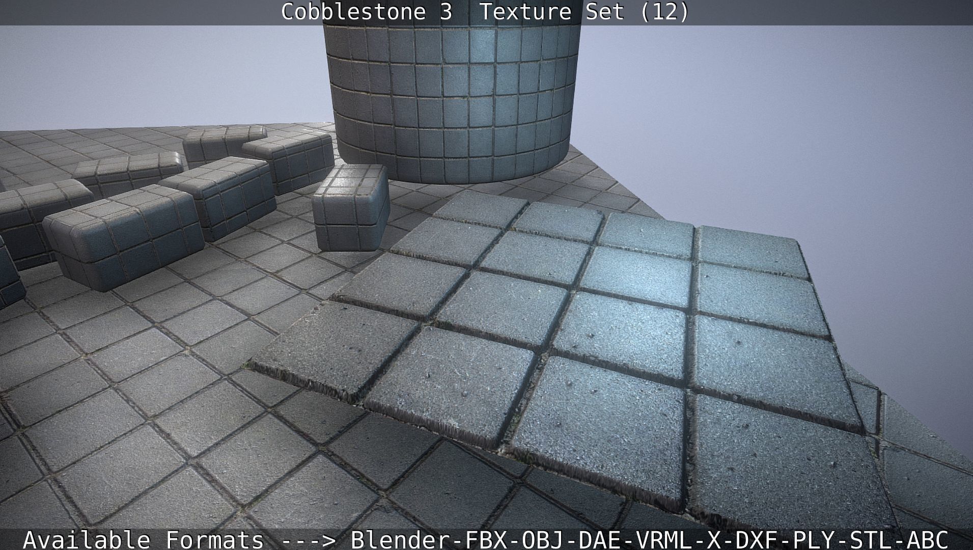 Cobblestone 3 - Texture Set 12 Texture_104