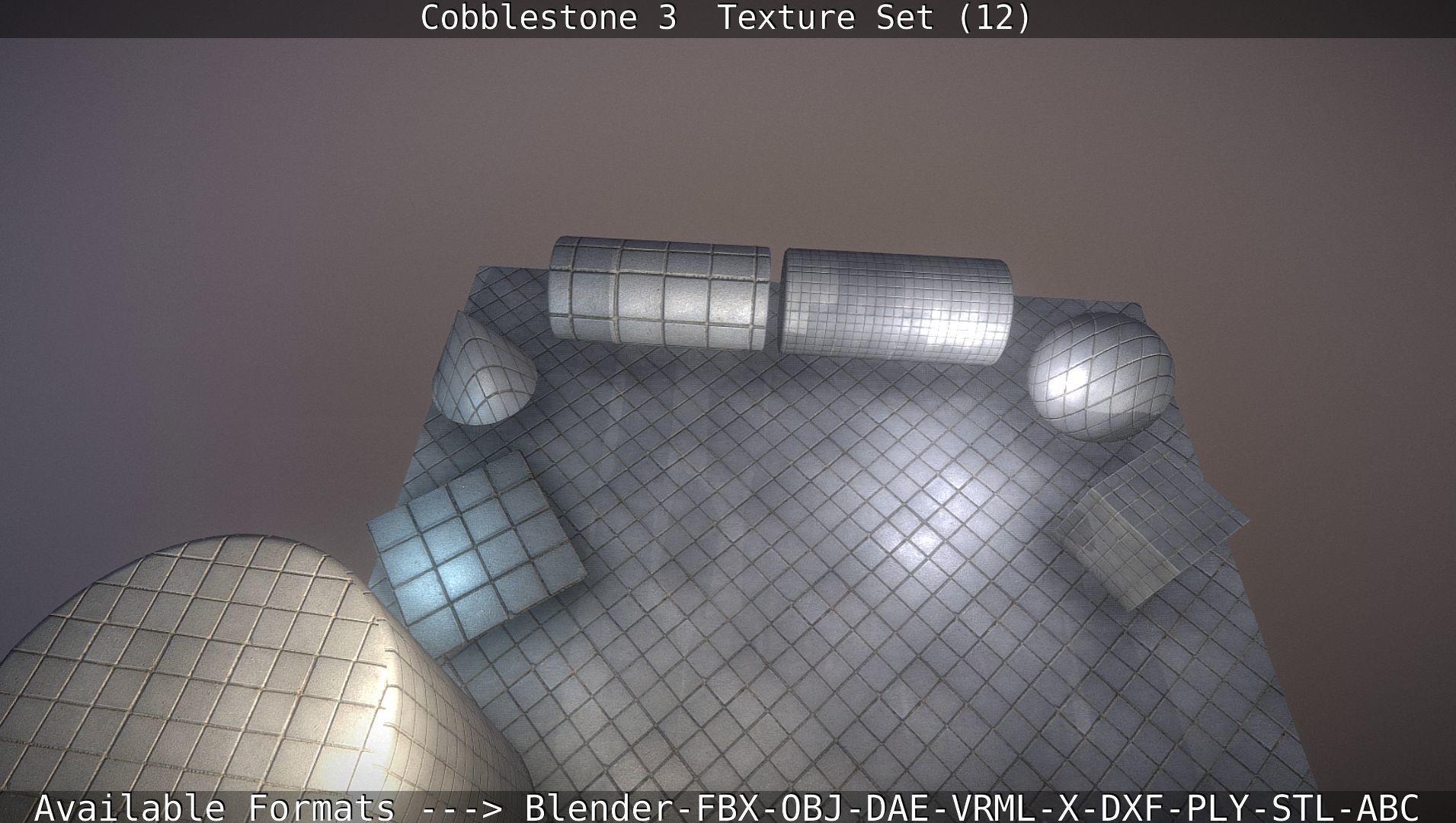 Cobblestone 3 - Texture Set 12 Texture_72