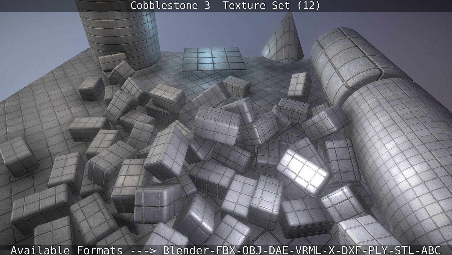 Cobblestone 3 - Texture Set 12 Texture_49