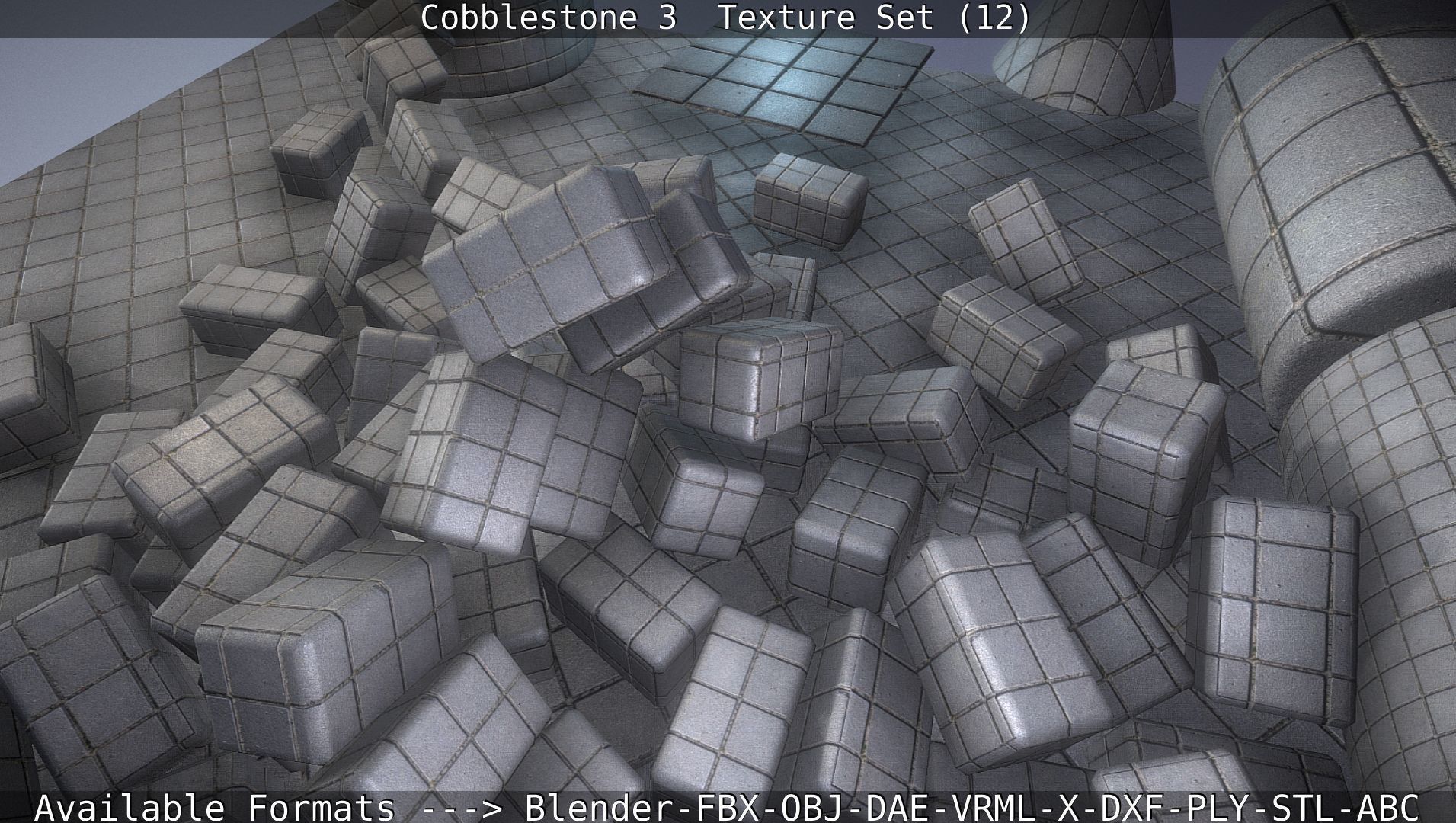 Cobblestone 3 - Texture Set 12 Texture_21