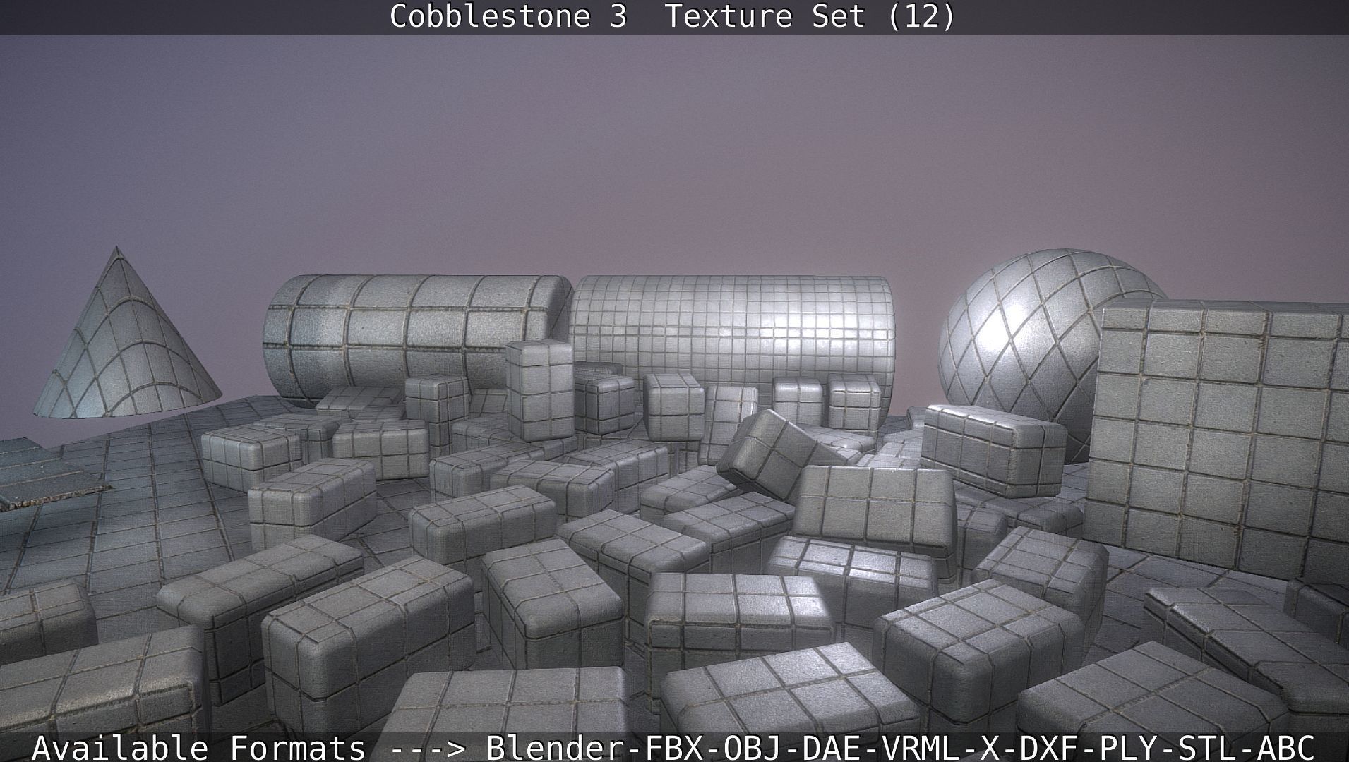 Cobblestone 3 - Texture Set 12 Texture_42