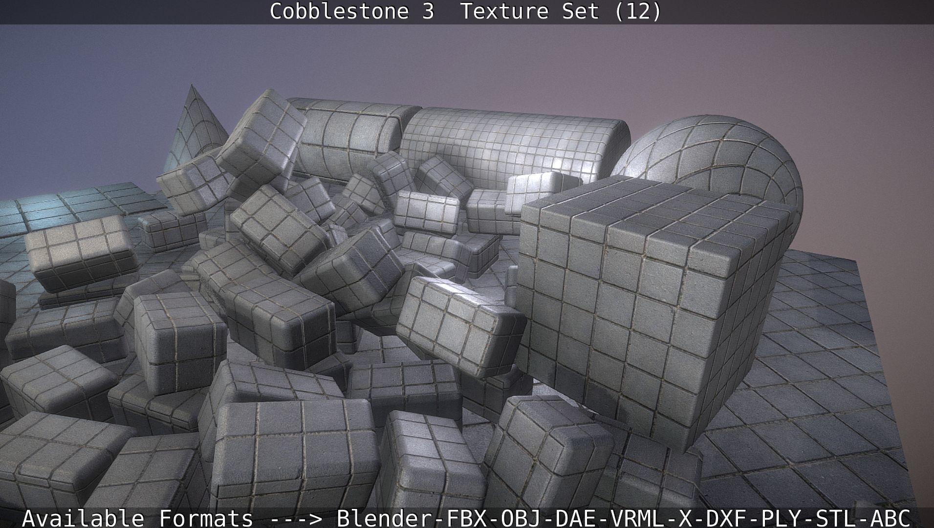 Cobblestone 3 - Texture Set 12 Texture_111