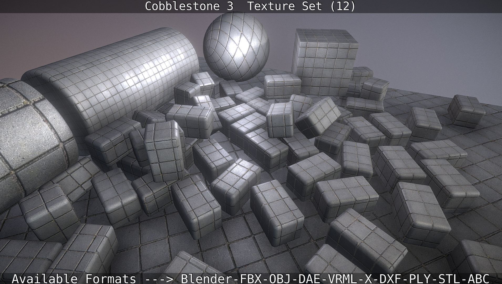 Cobblestone 3 - Texture Set 12 Texture_121