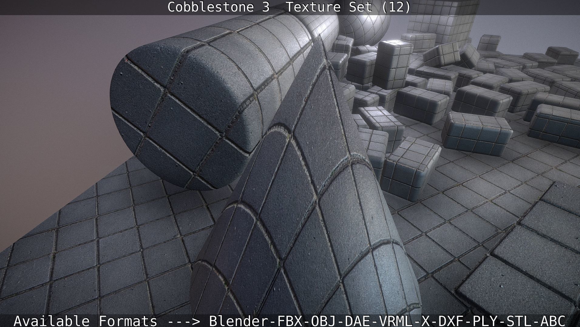 Cobblestone 3 - Texture Set 12 Texture_65