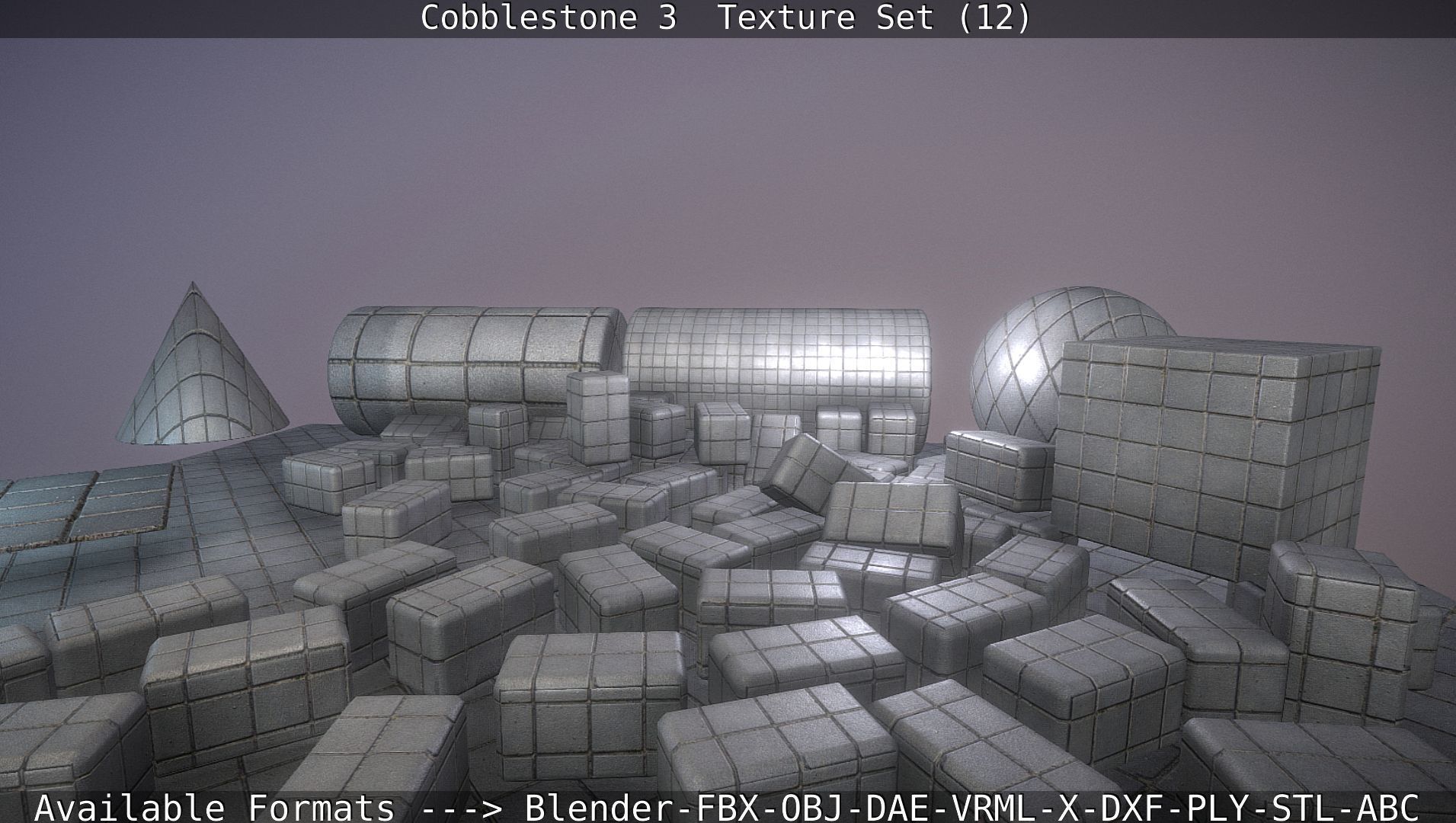 Cobblestone 3 - Texture Set 12 Texture_41