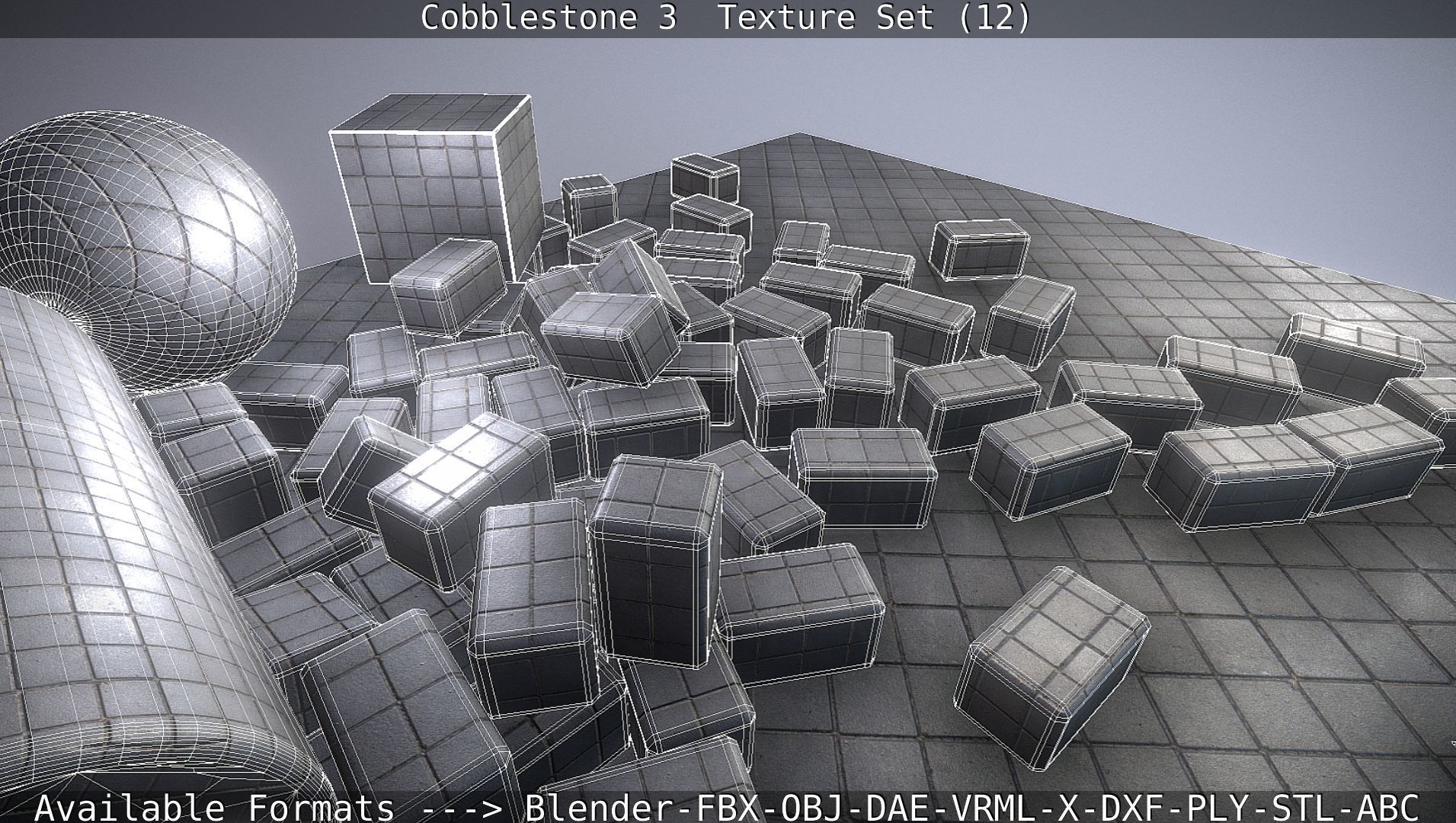 Cobblestone 3 - Texture Set 12 Texture_126