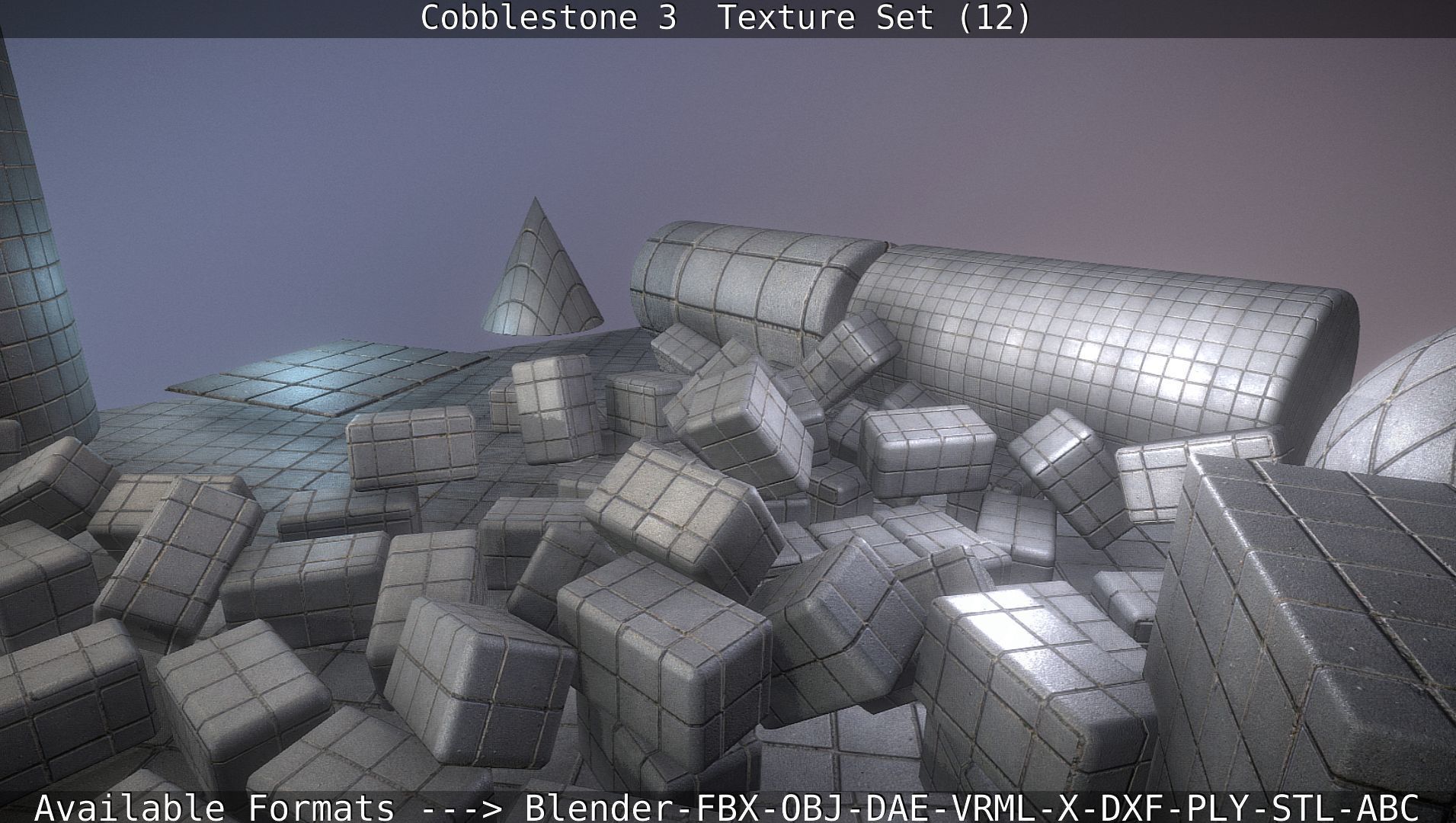 Cobblestone 3 - Texture Set 12 Texture_51