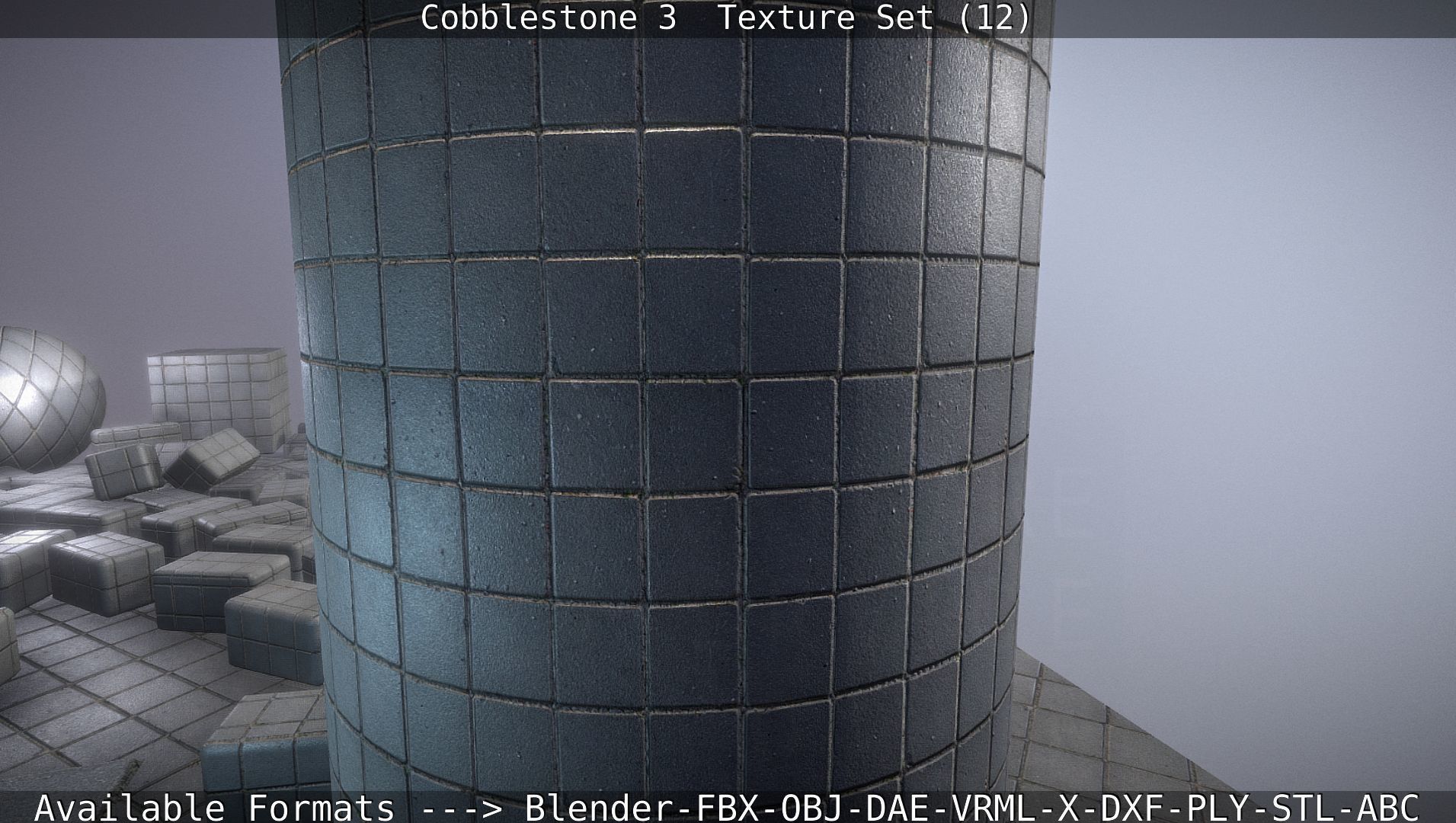 Cobblestone 3 - Texture Set 12 Texture_86