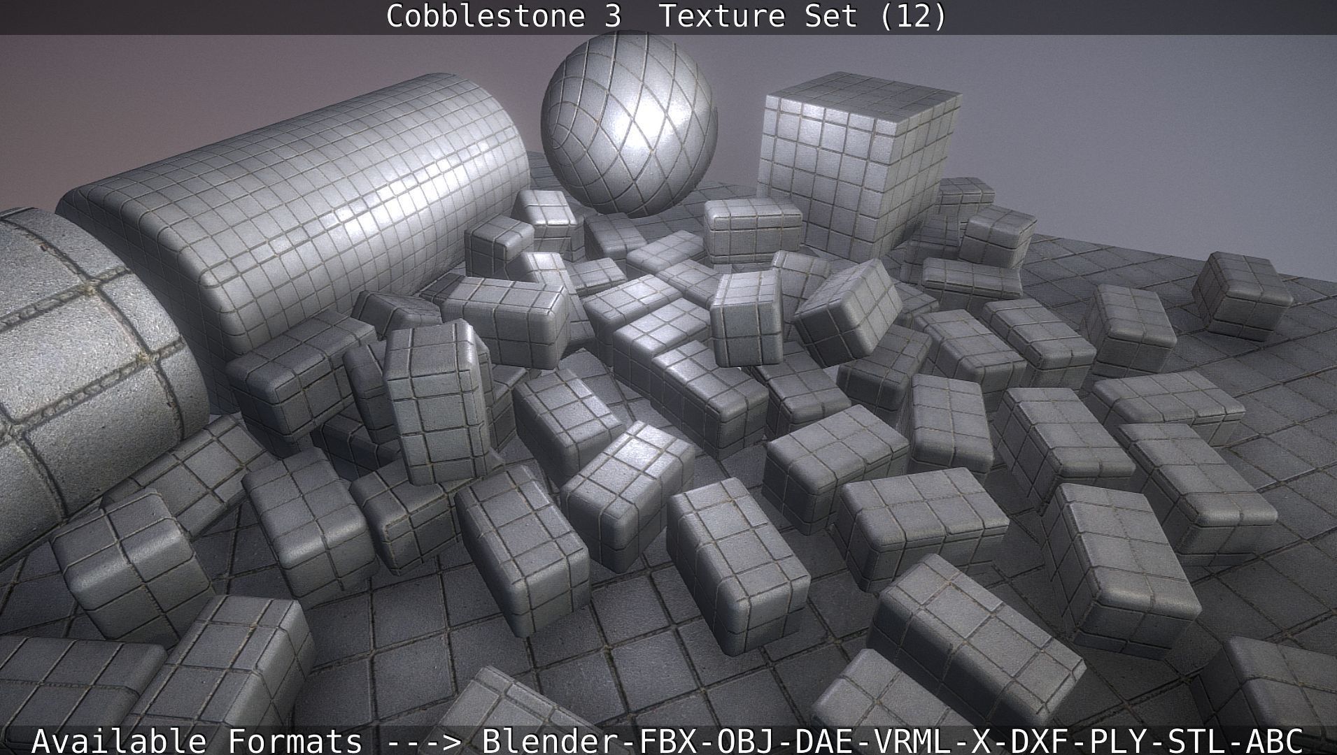 Cobblestone 3 - Texture Set 12 Texture_25