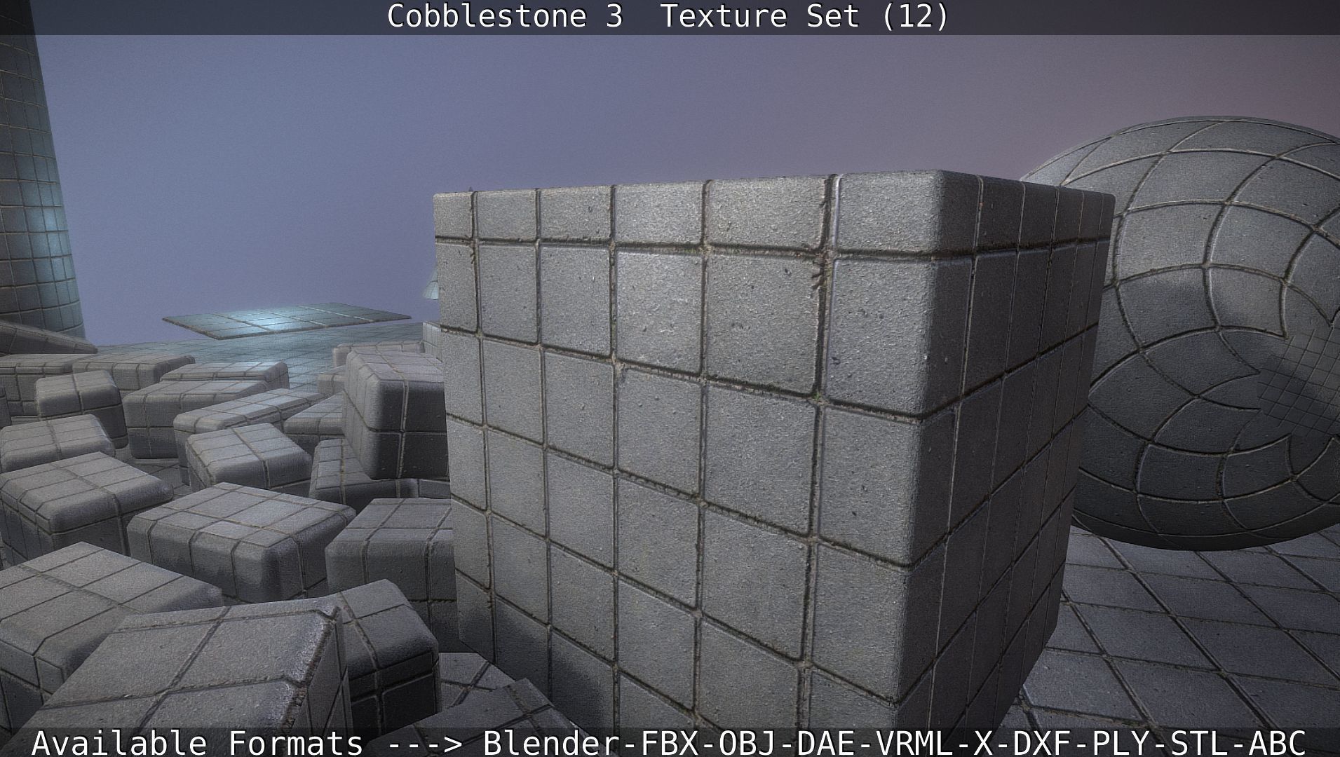 Cobblestone 3 - Texture Set 12 Texture_54