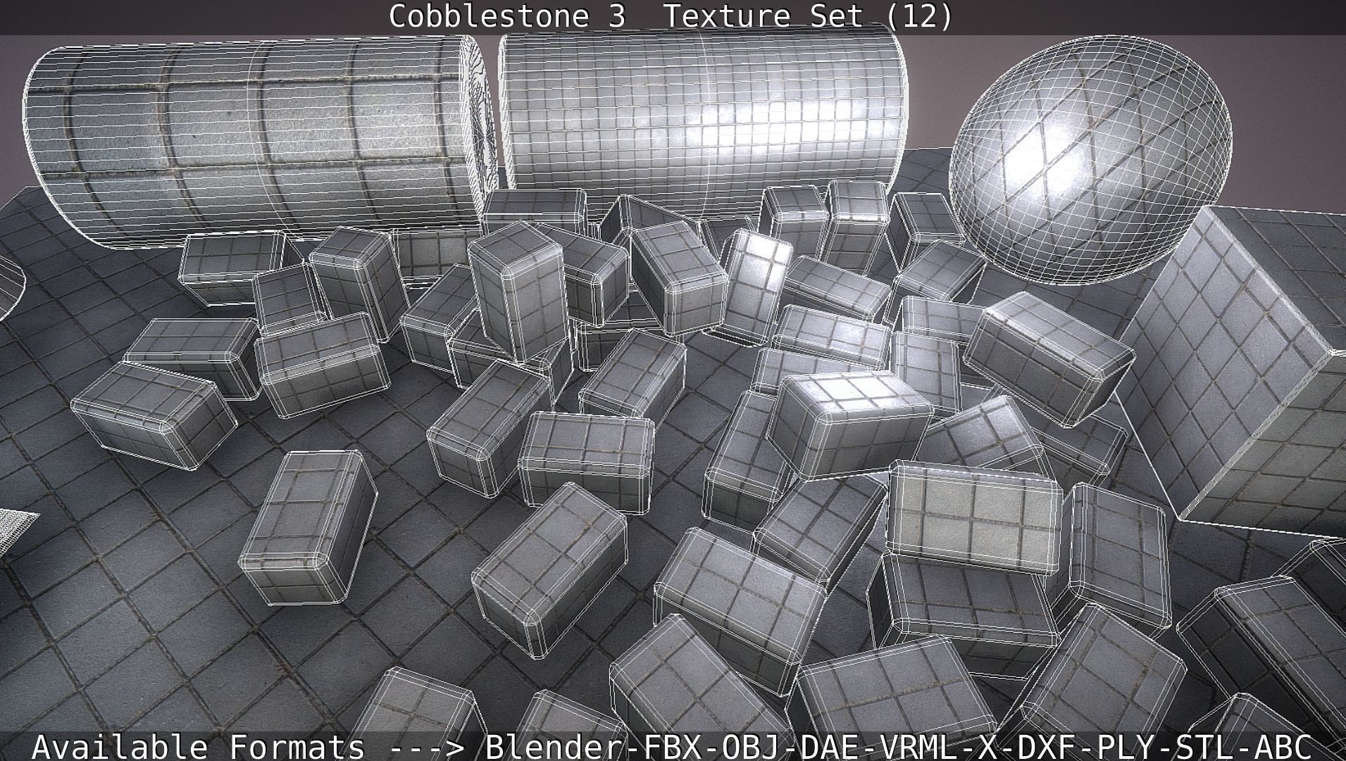 Cobblestone 3 - Texture Set 12 Texture_127