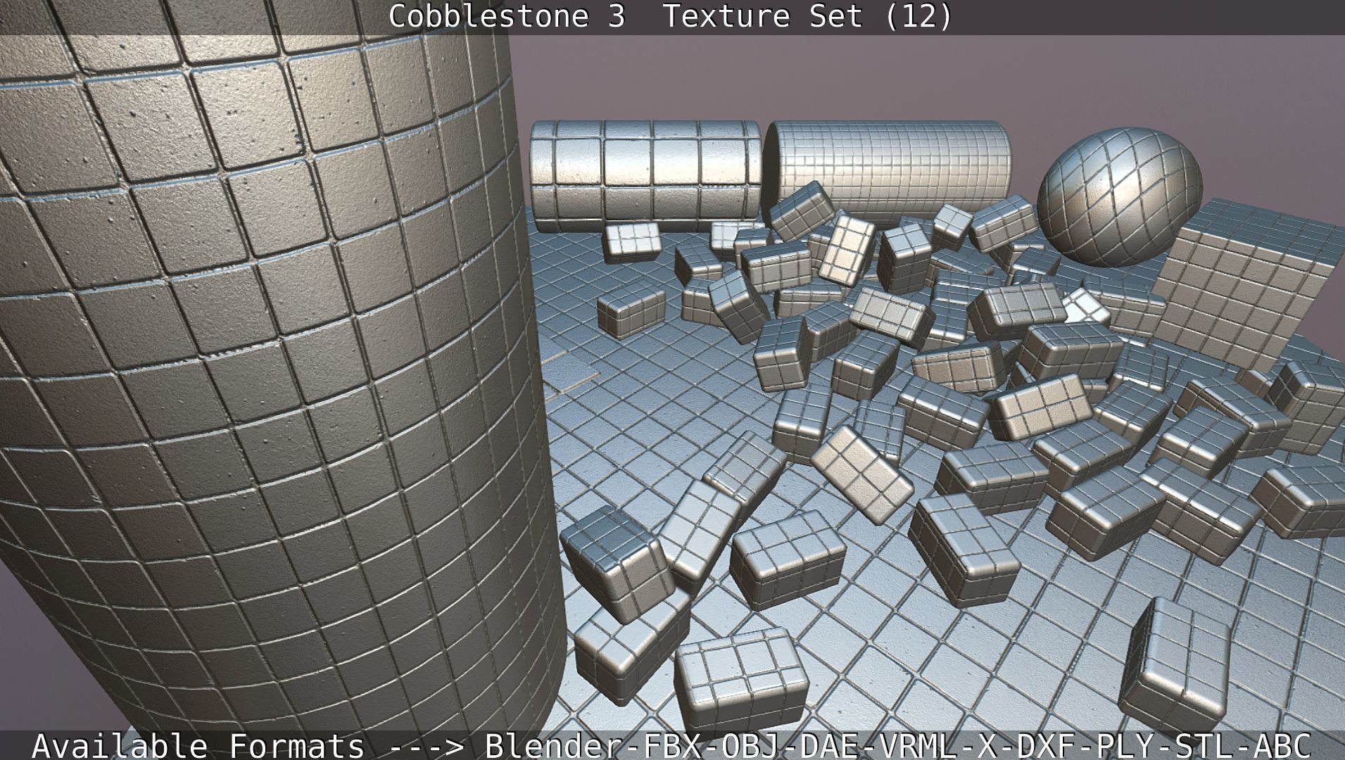 Cobblestone 3 - Texture Set 12 Texture_140