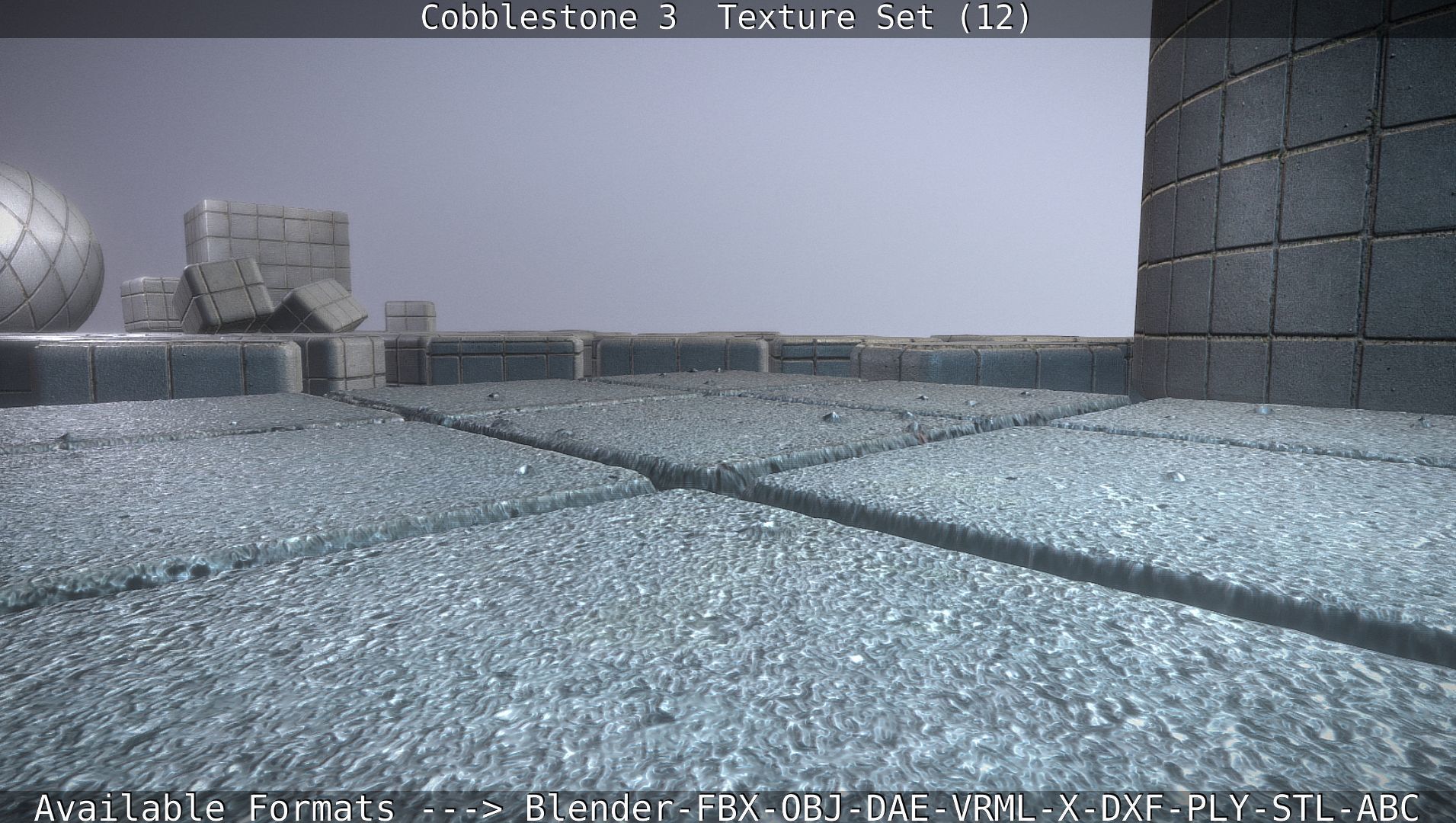 Cobblestone 3 - Texture Set 12 Texture_98