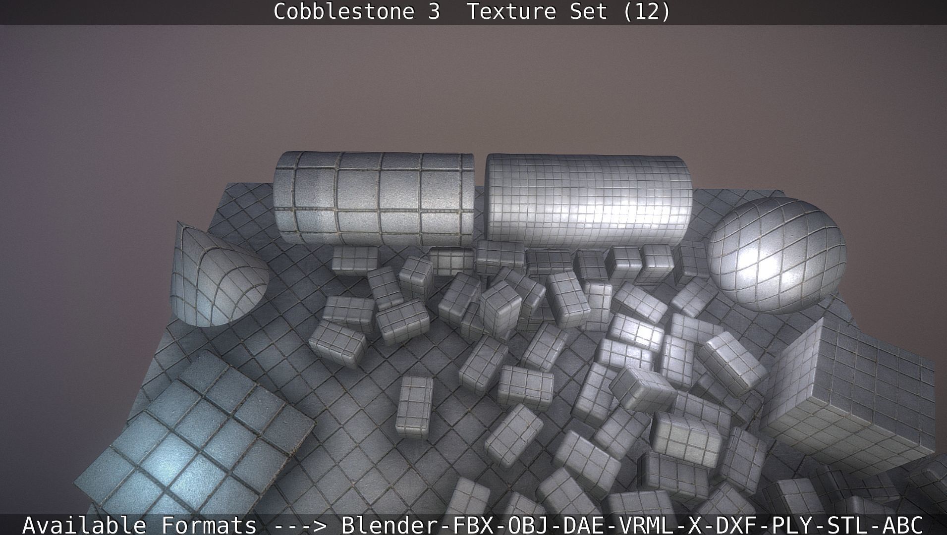 Cobblestone 3 - Texture Set 12 Texture_71