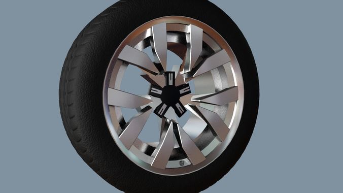 AS rims collection 6 - VW Montero Low-poly 3D model