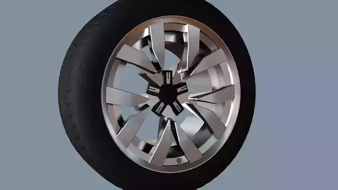 AS rims collection 6 - VW Montero Low-poly 3D model