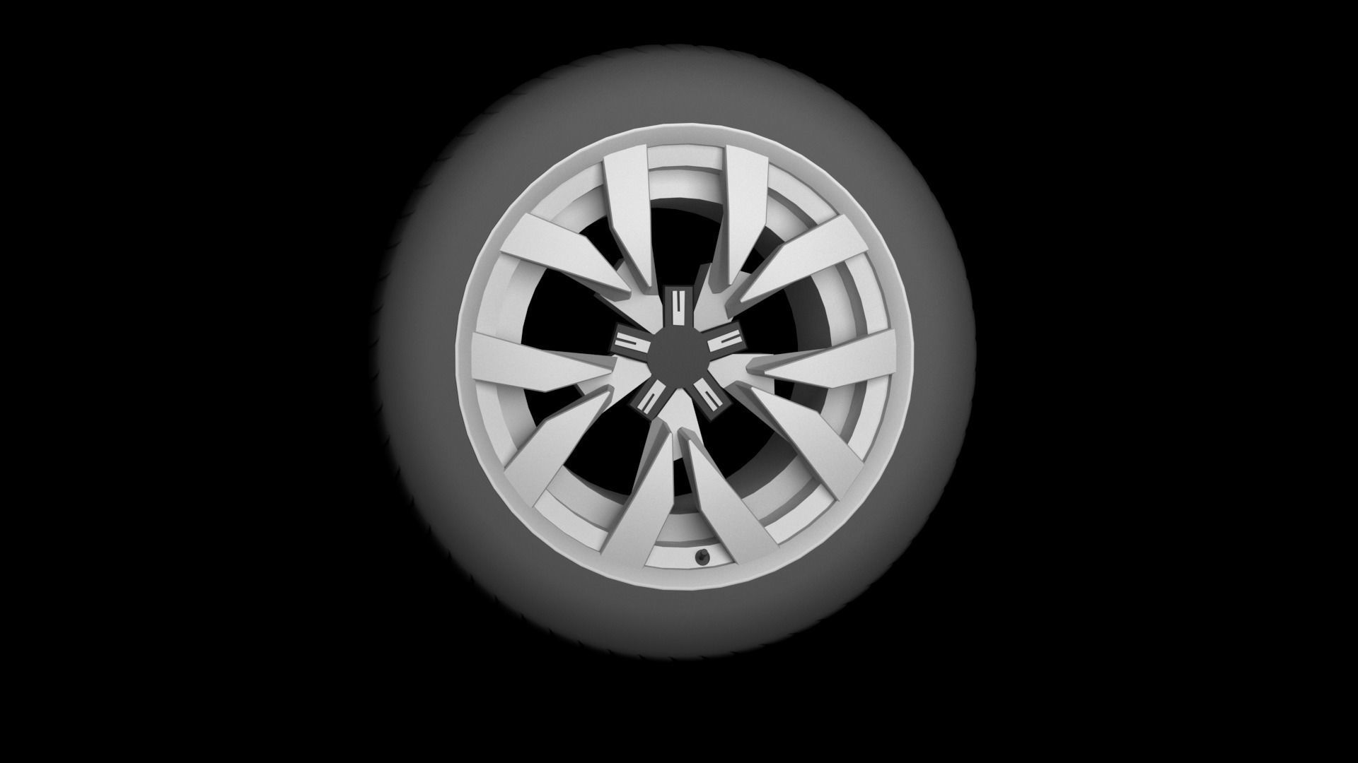 AS rims collection 6 - VW Montero Low-poly 3D model_5