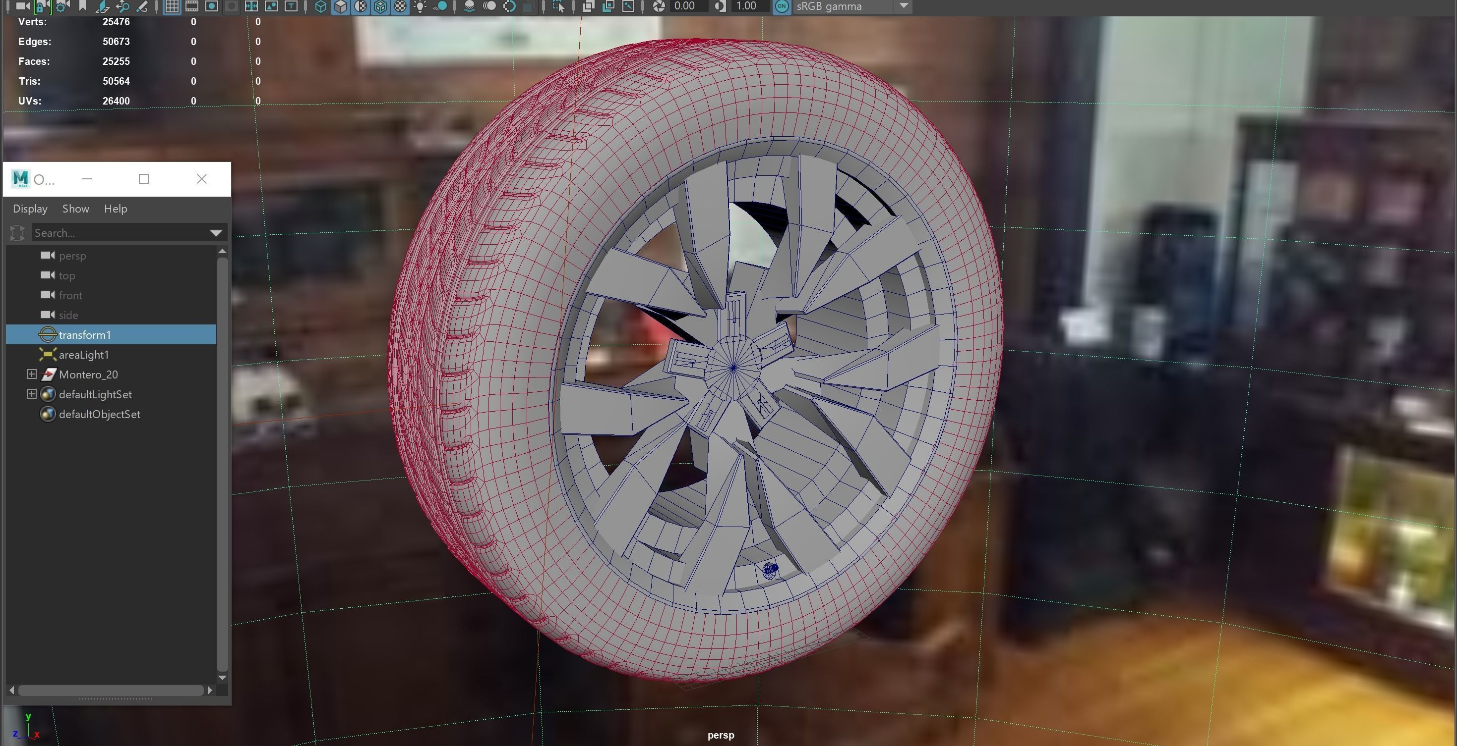 AS rims collection 6 - VW Montero Low-poly 3D model_4