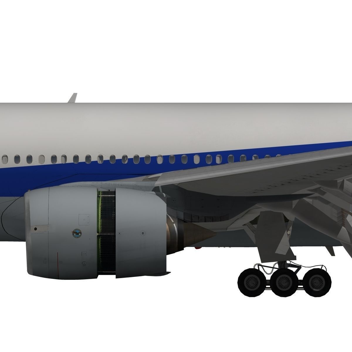 Boeing 777-200ER All Nipon Airways ANA 3D model_13
