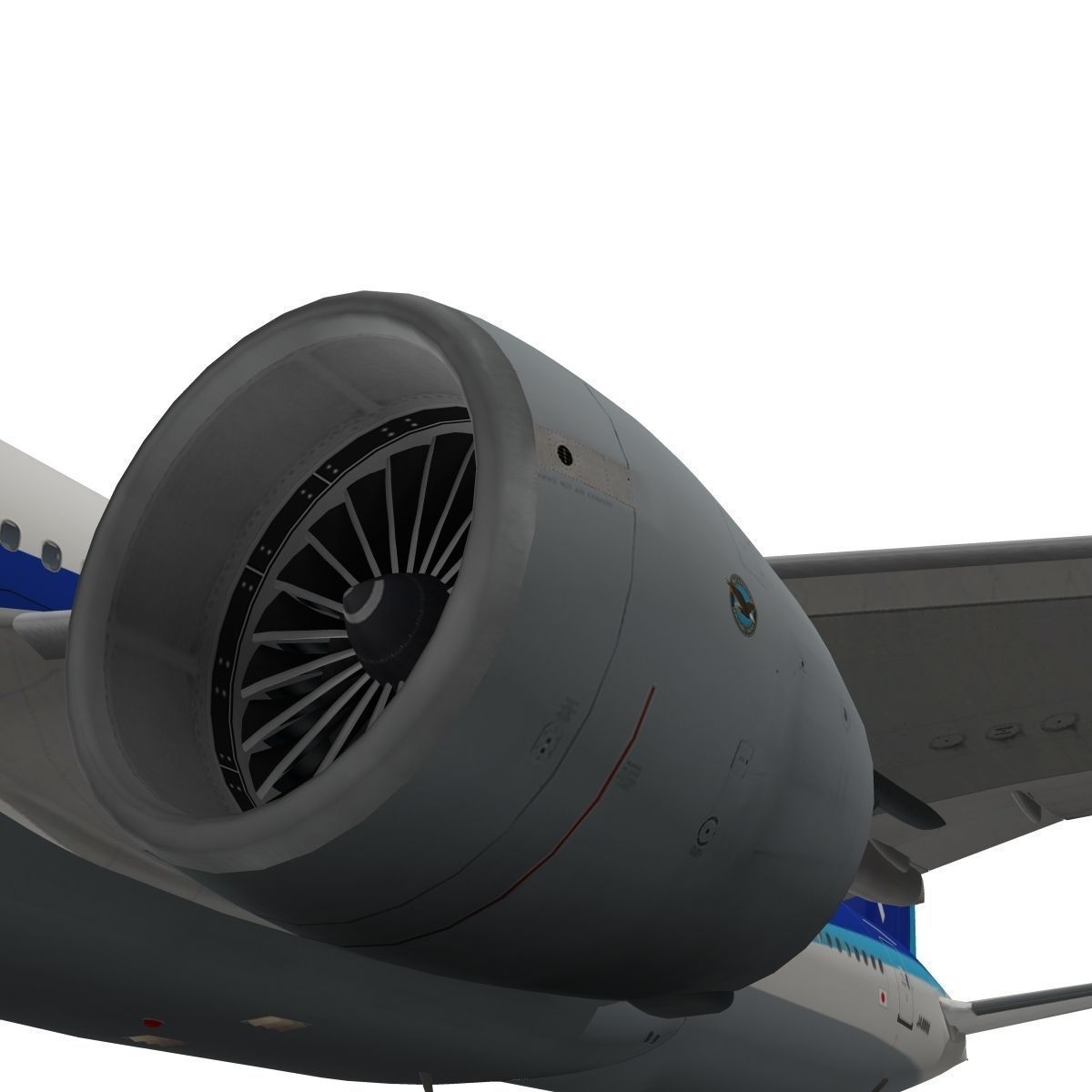Boeing 777-200ER All Nipon Airways ANA 3D model_11