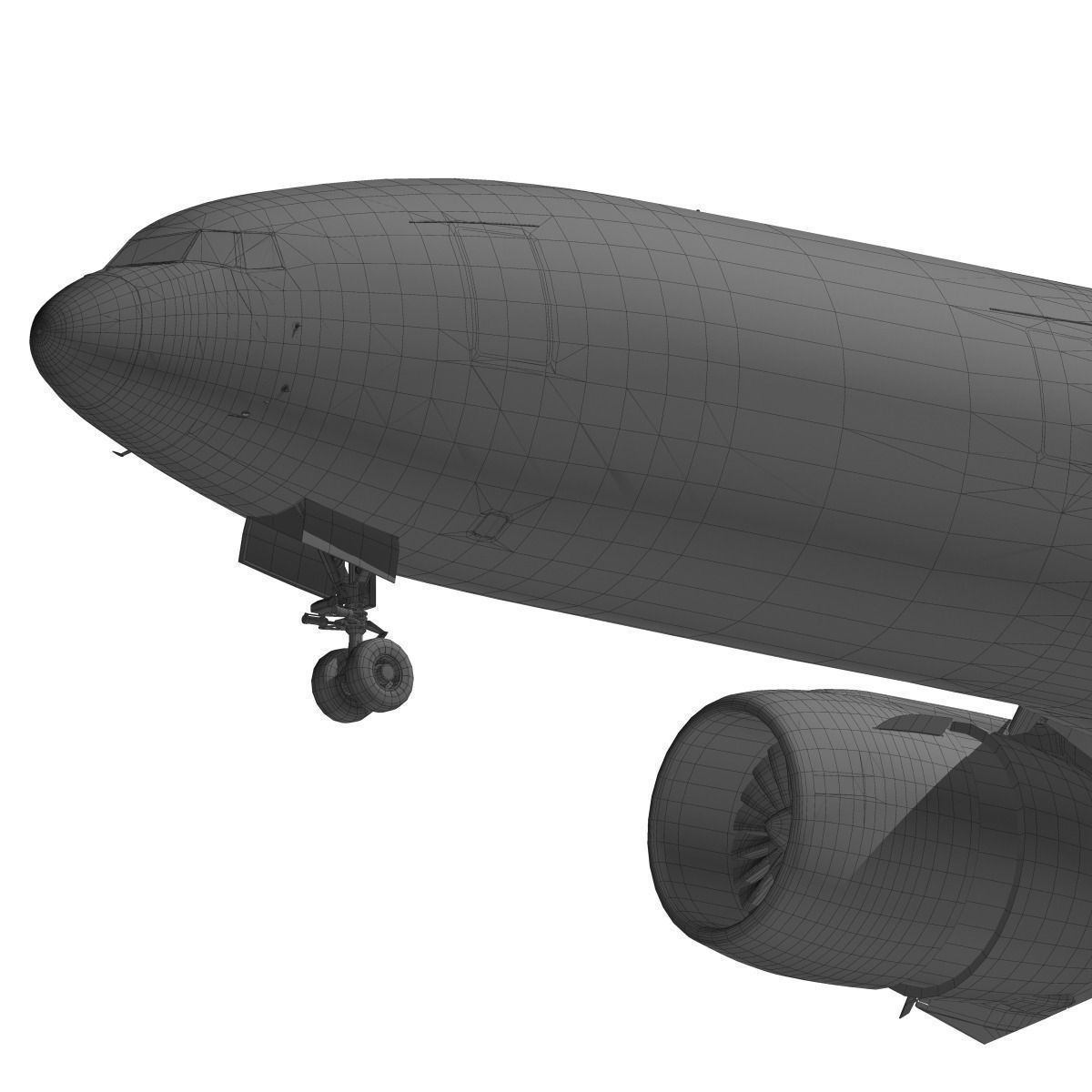 Boeing 777-200ER All Nipon Airways ANA 3D model_16