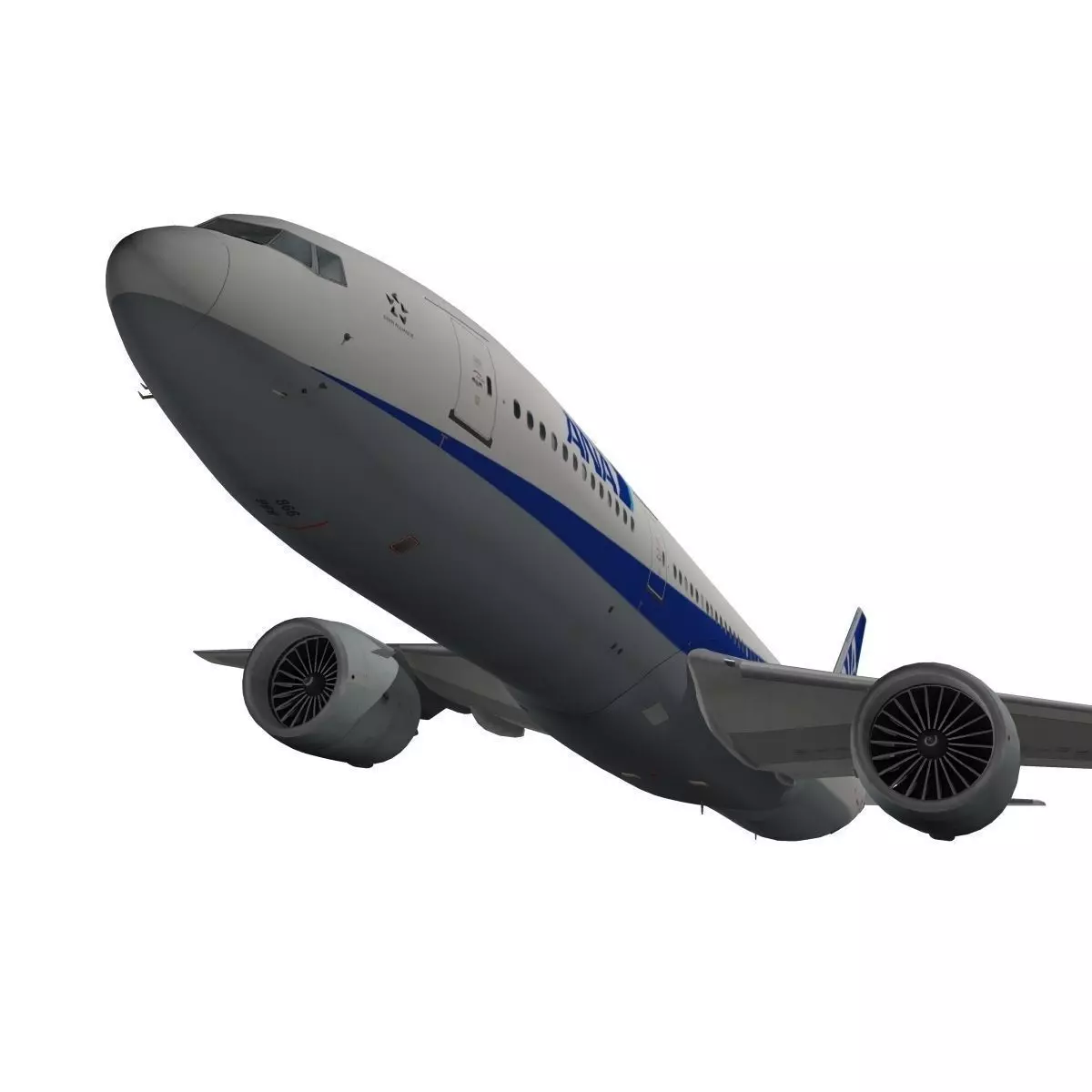 Boeing 777-200ER All Nipon Airways ANA 3D model_0