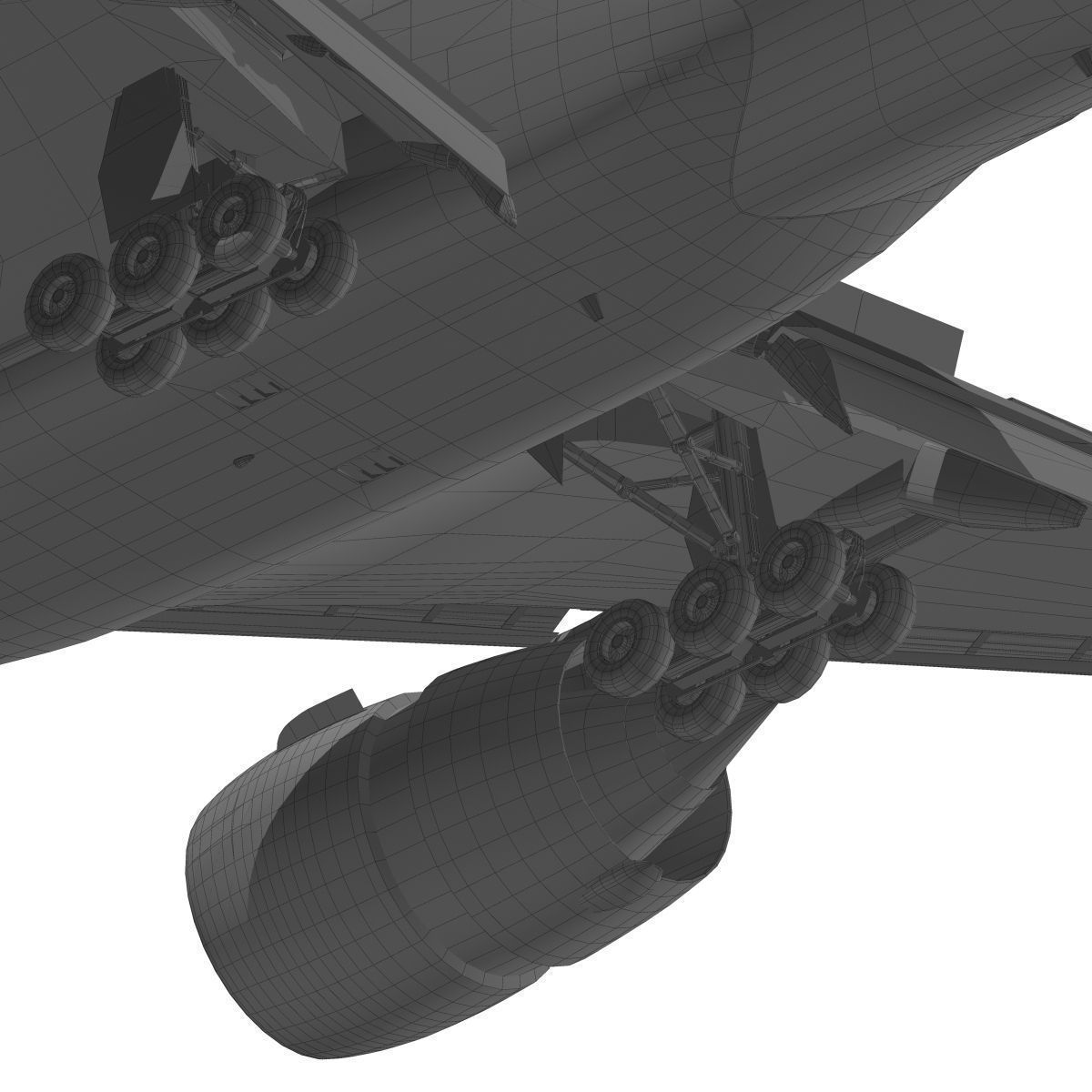 Boeing 777-200ER All Nipon Airways ANA 3D model_17