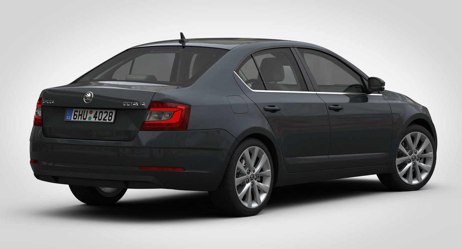 Skoda Octavia 2017 3D model_3