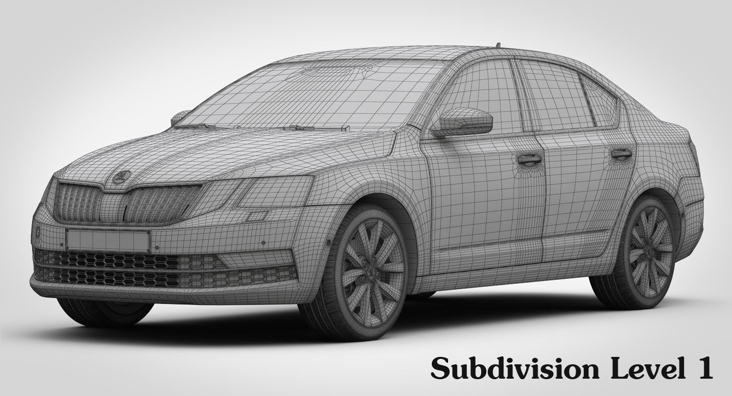 Skoda Octavia 2017 3D model_21