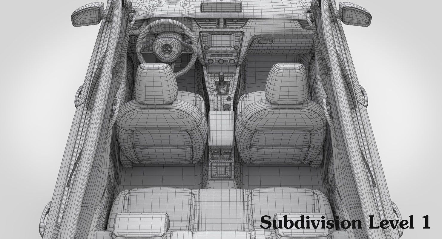 Skoda Octavia 2017 3D model_25