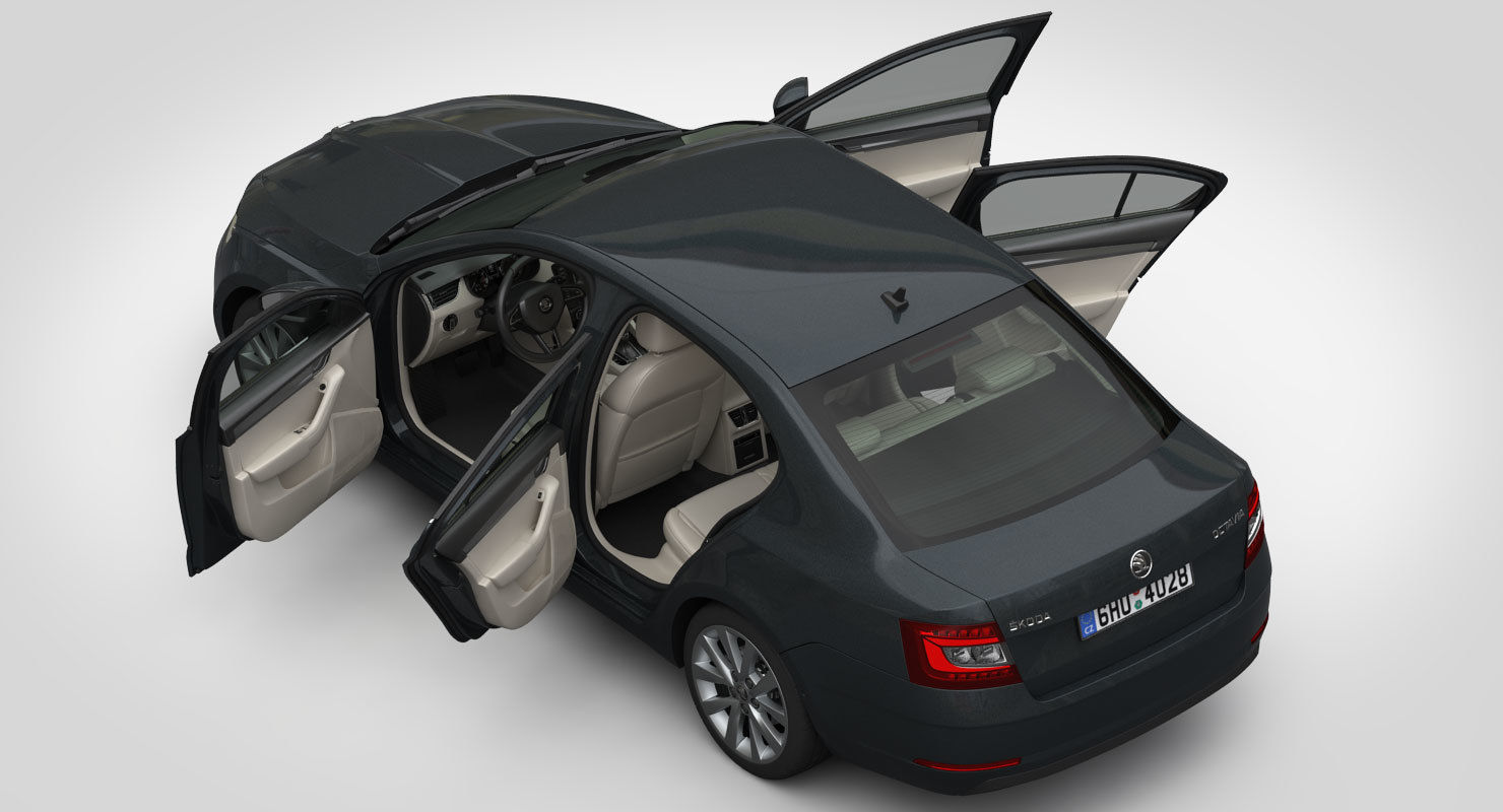 Skoda Octavia 2017 3D model_14