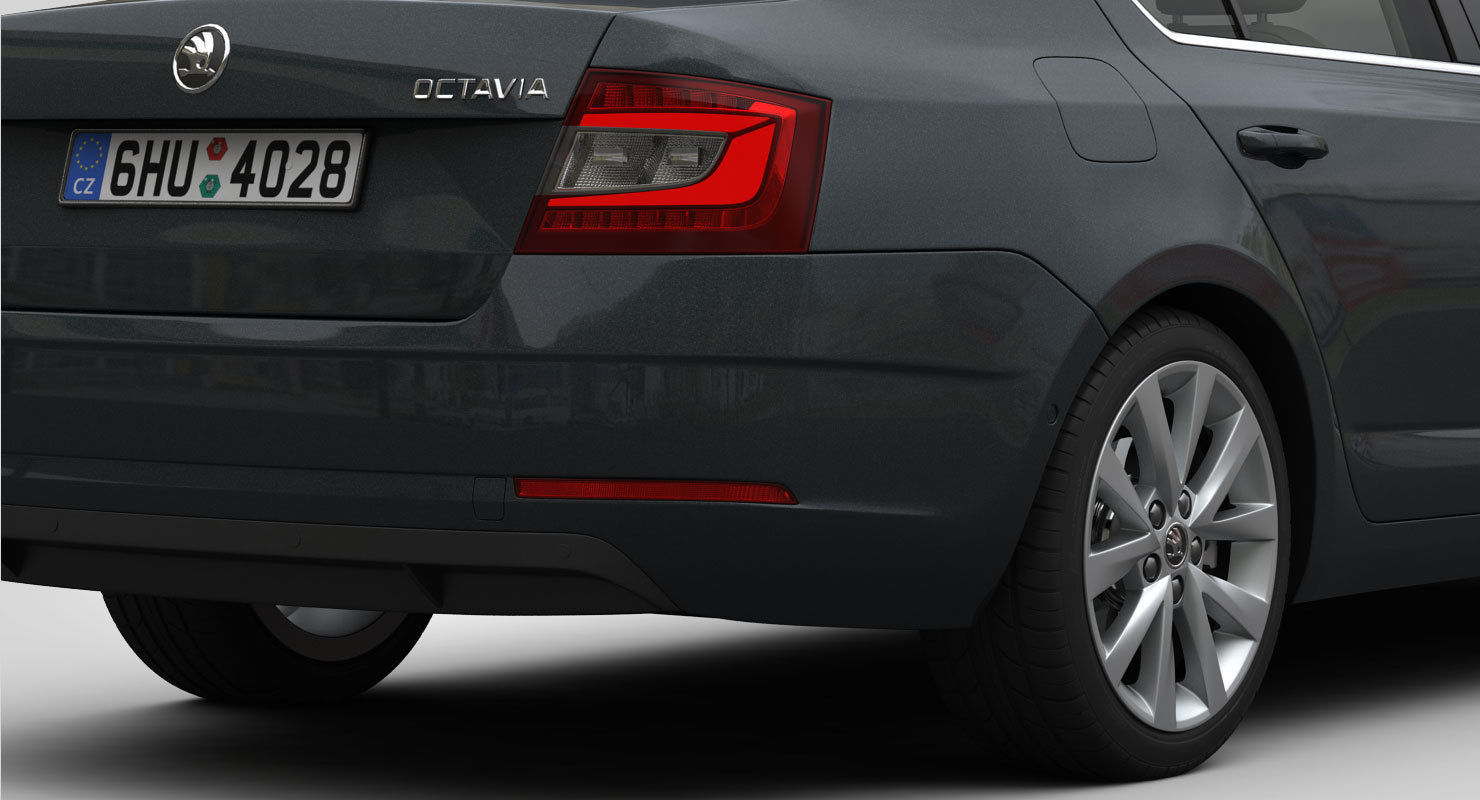 Skoda Octavia 2017 3D model_4
