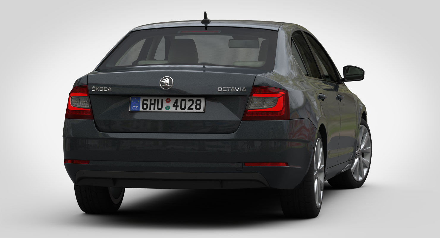 Skoda Octavia 2017 3D model_7