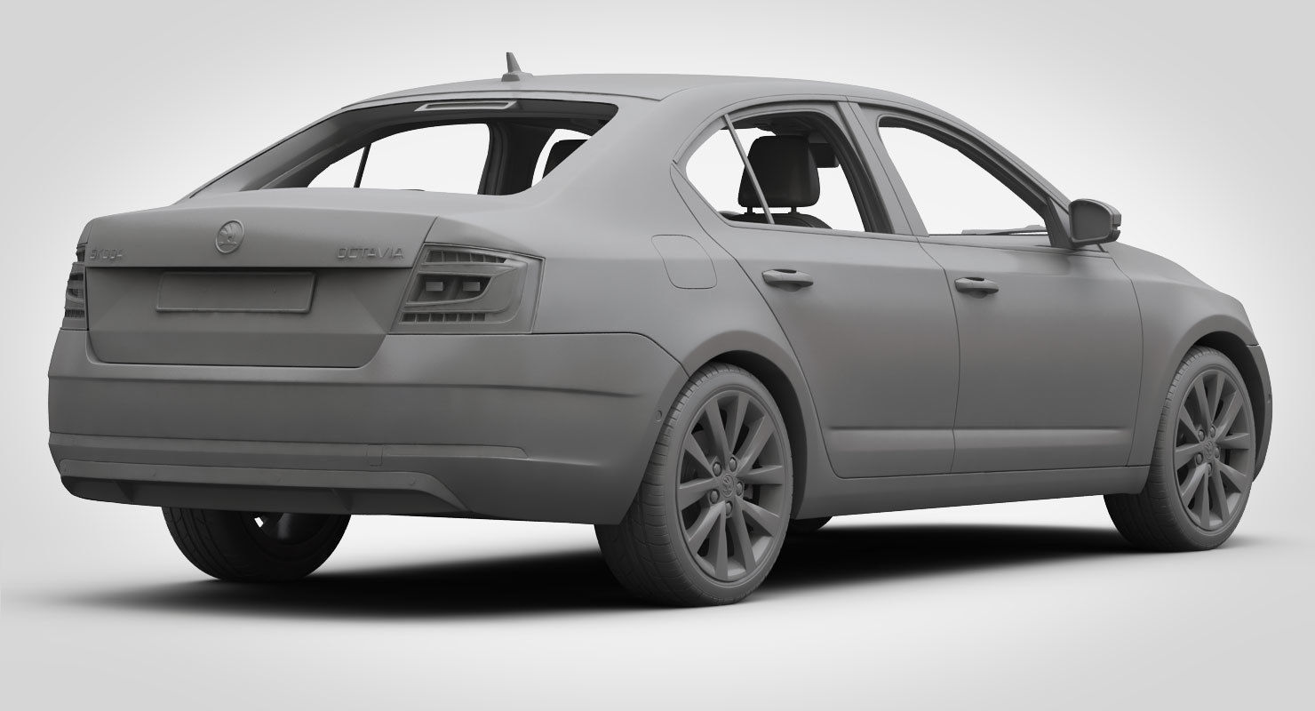 Skoda Octavia 2017 3D model_19