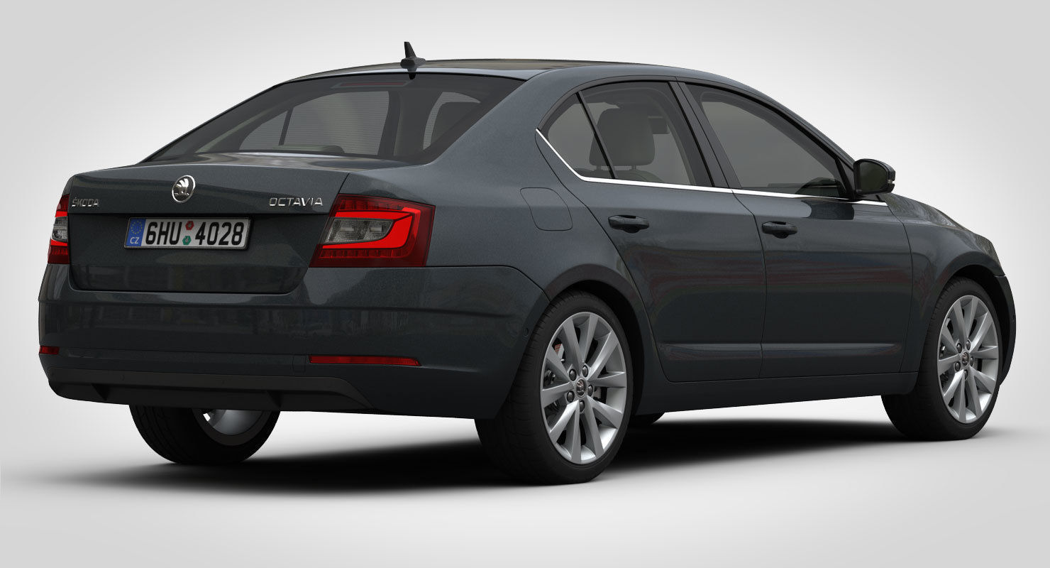 Skoda Octavia 2017 3D model_1