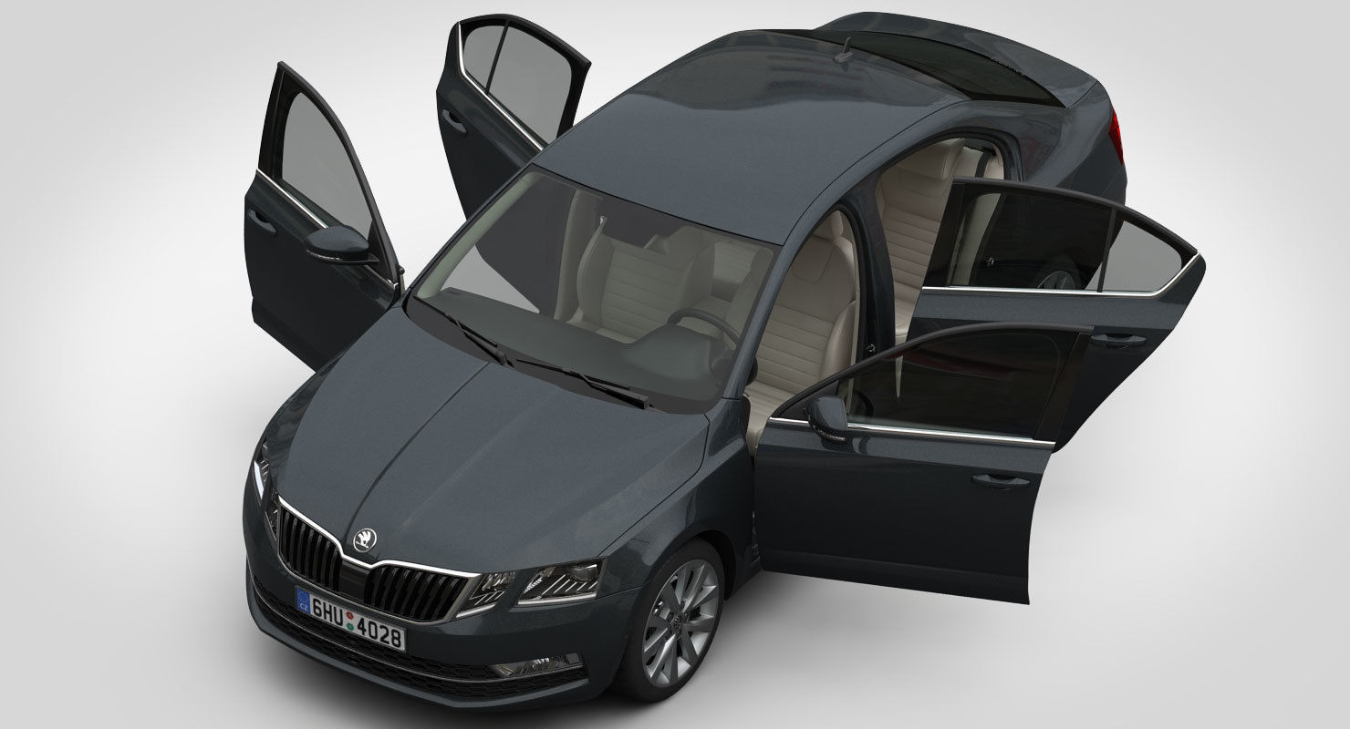 Skoda Octavia 2017 3D model_13