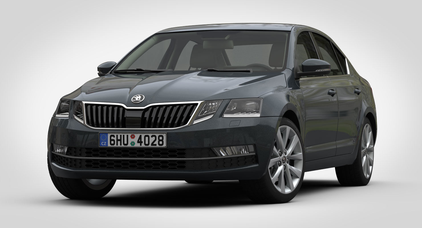 Skoda Octavia 2017 3D model_2
