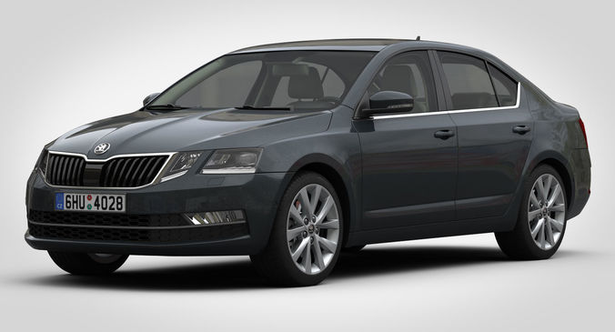 Skoda Octavia 2017 3D model