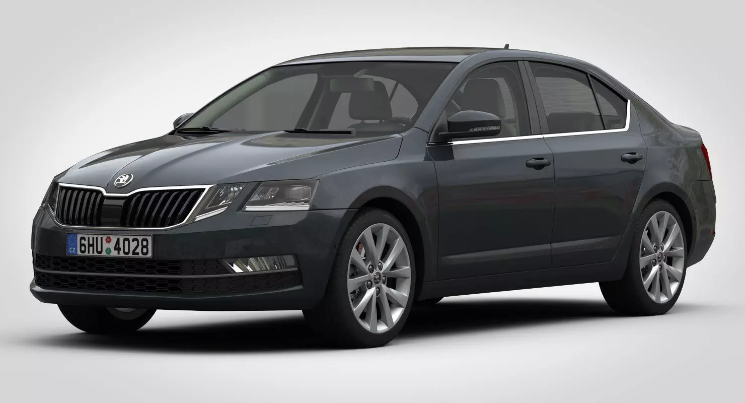 Skoda Octavia 2017 3D model_0