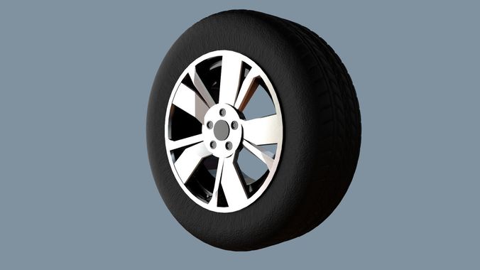 AS rims collection 7 - VW Cordova Low-poly 3D model
