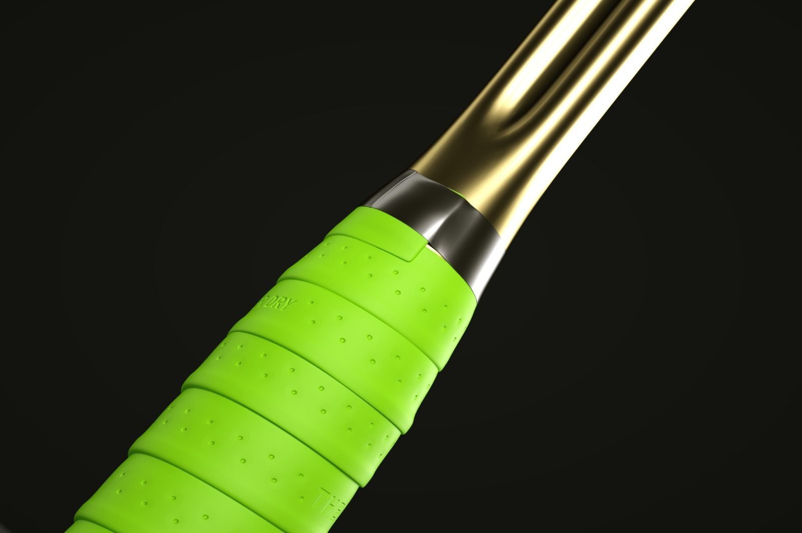 Squash racket 3D model_4