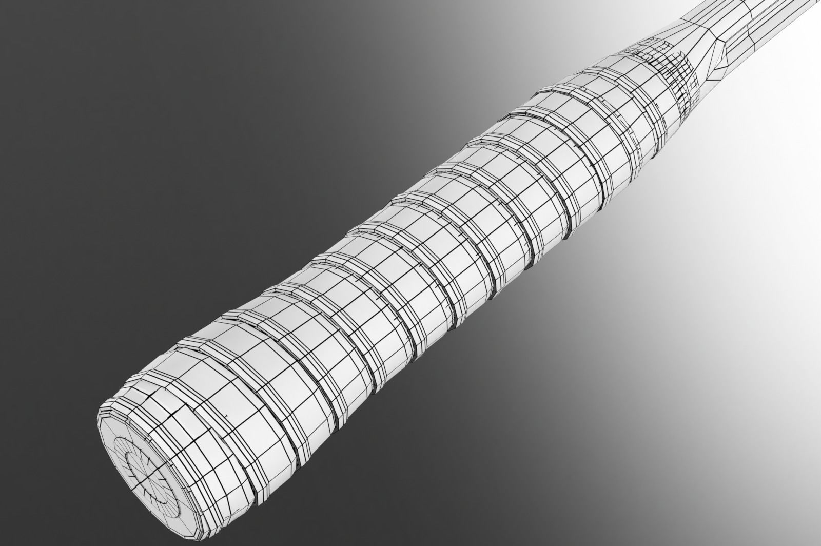 Squash racket 3D model_6
