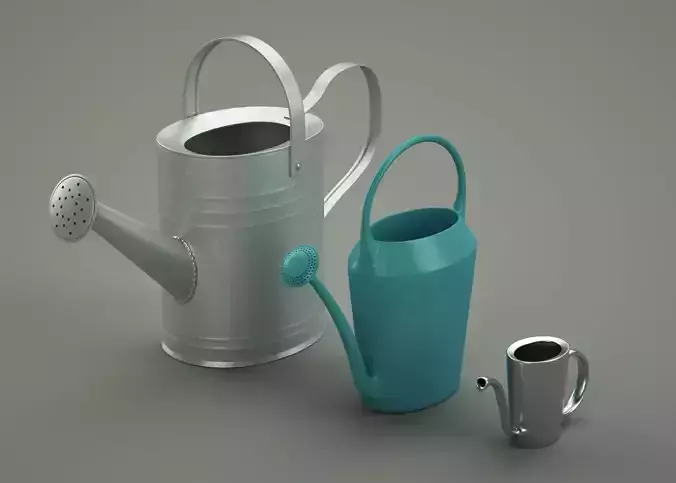 watering cans - set of 3