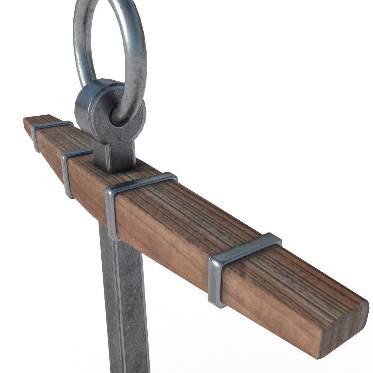 Historical Anchor PBR low poly Low-poly 3D model_4