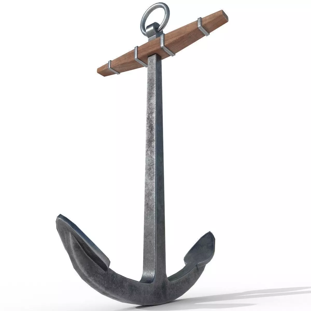 Historical Anchor PBR low poly Low-poly 3D model_0