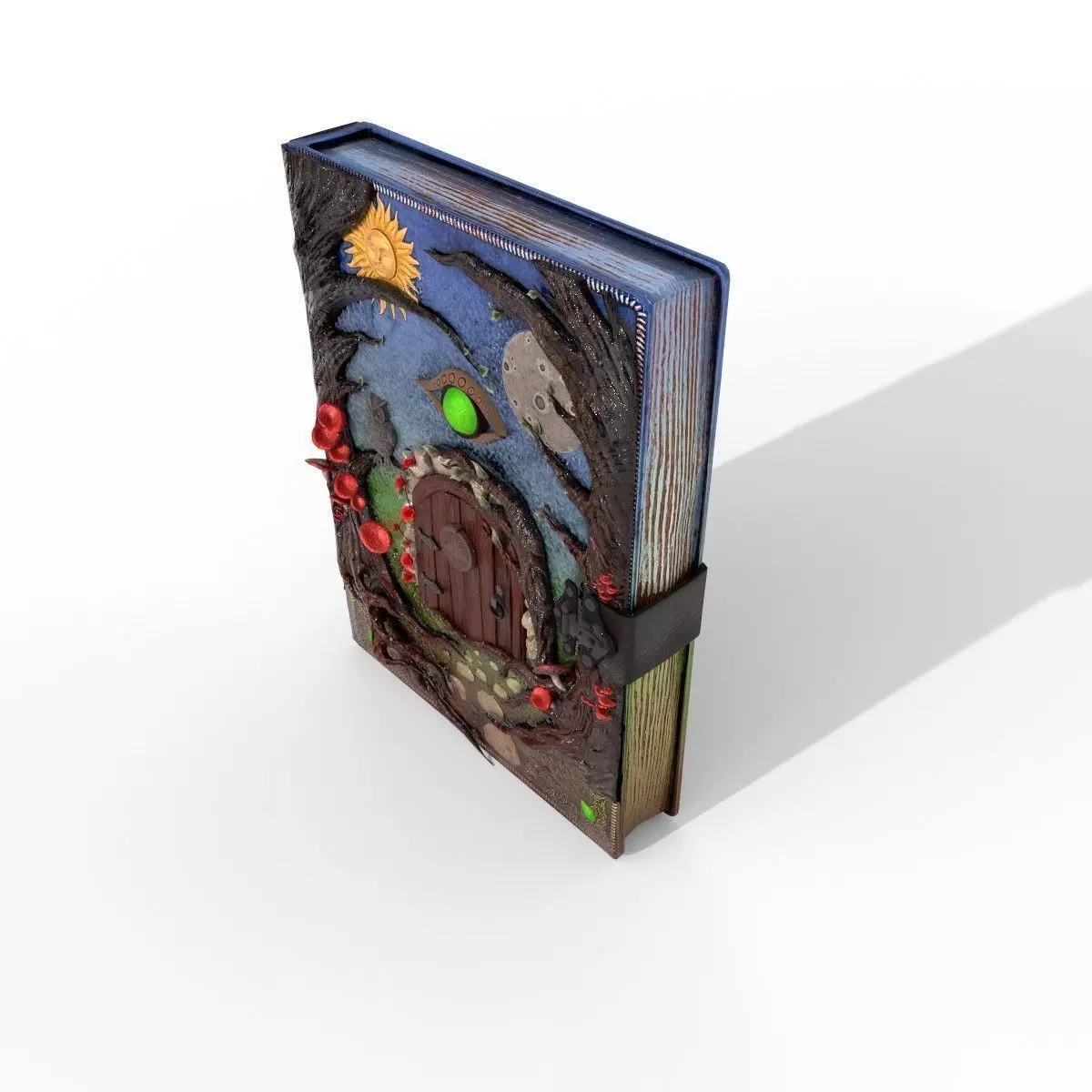 Book of Magic PBR Low Poly Low-poly 3D model
