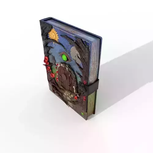 Book of Magic PBR Low Poly