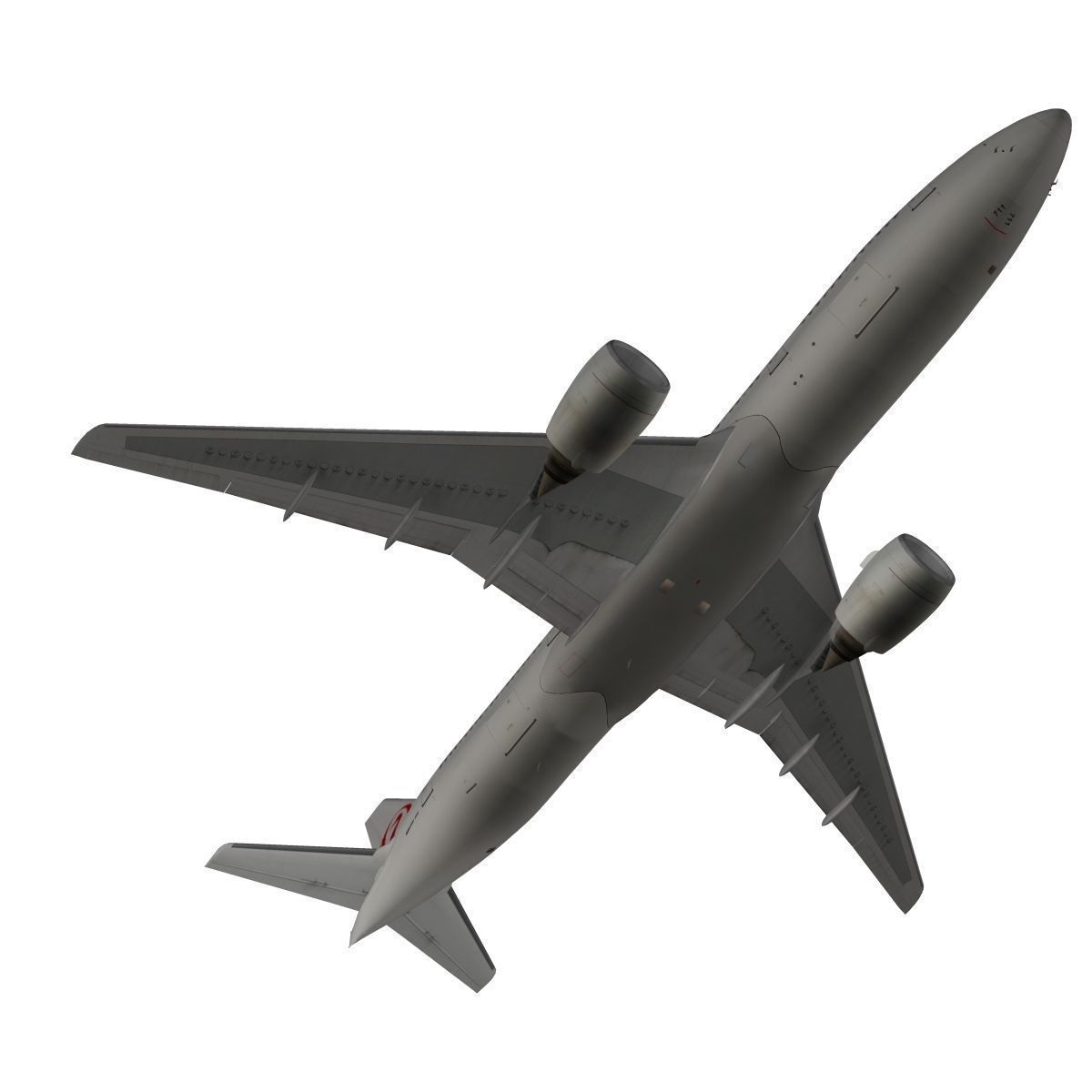 Boeing 777-200ER Japan Airlines JAL 3D model_2