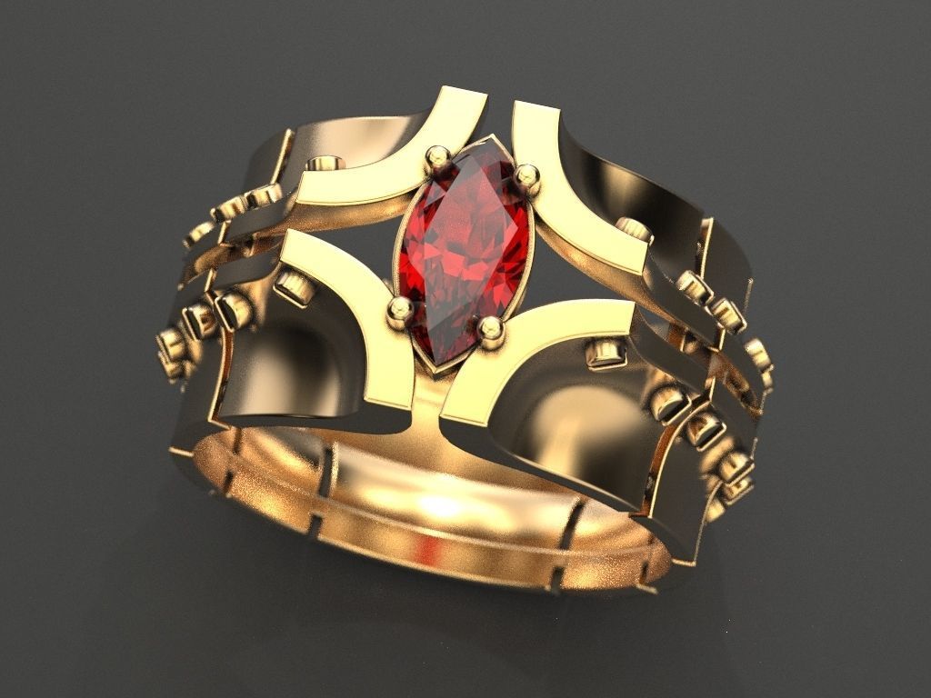 Ring bolted plates 3D print model_8